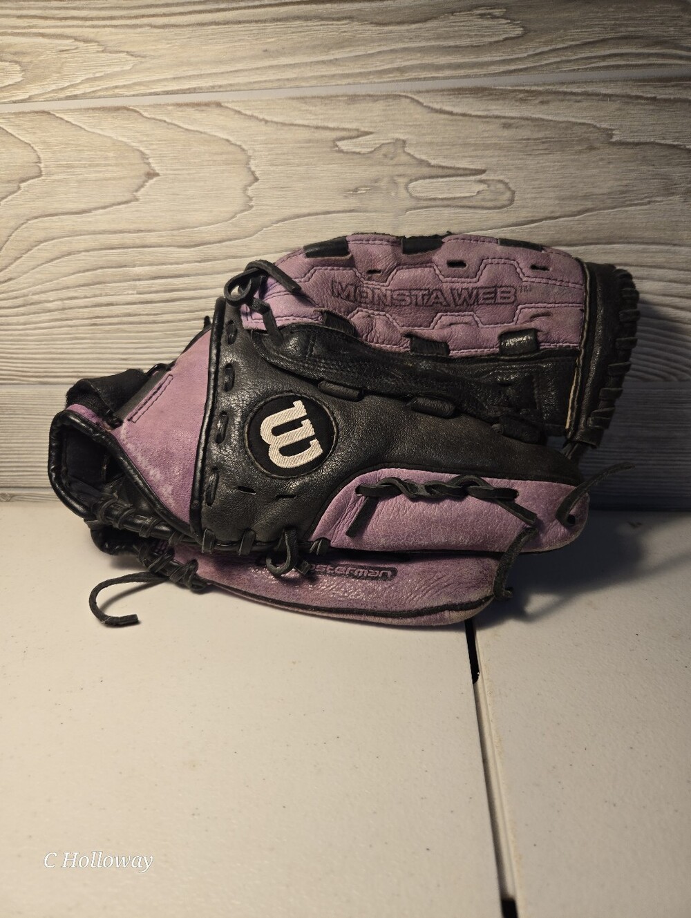 Wilson FastPitch 12.5” AD440 Monsta Web Genuine Leather Glove RH Throw